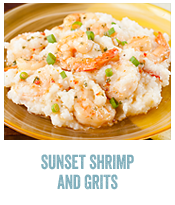 Sunset Shrimp and Grits